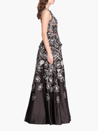 Satin One Shoulder Gown