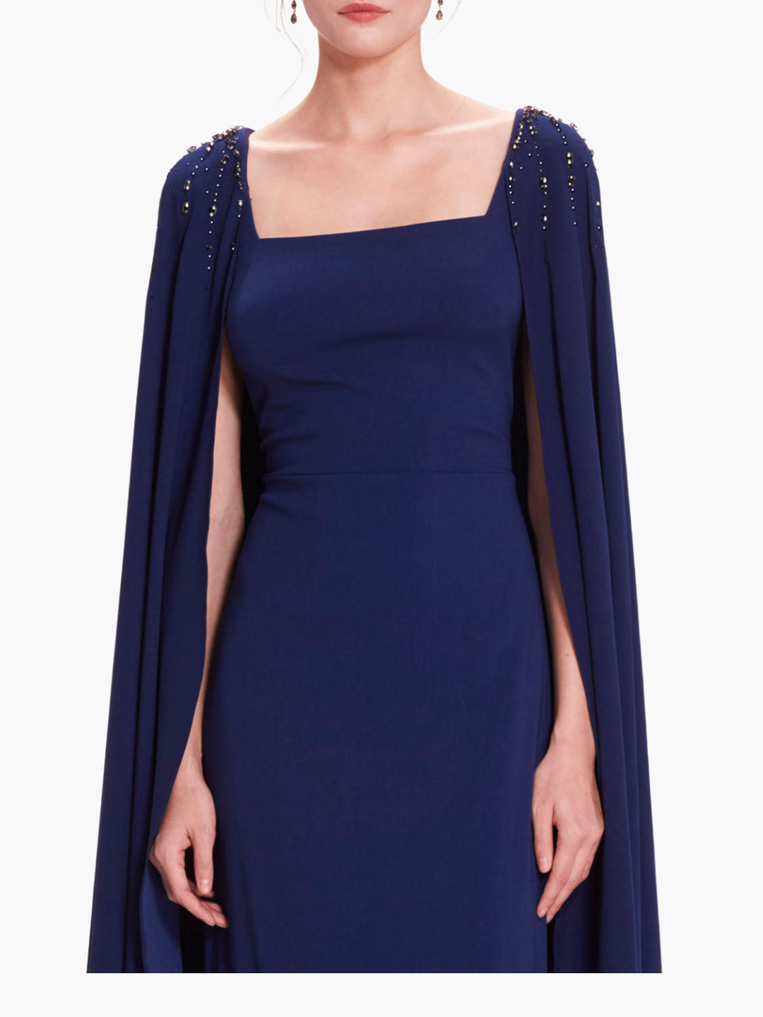 Embellished Cape Gown | Marchesa Embellished Cape Gown | Marchesa
