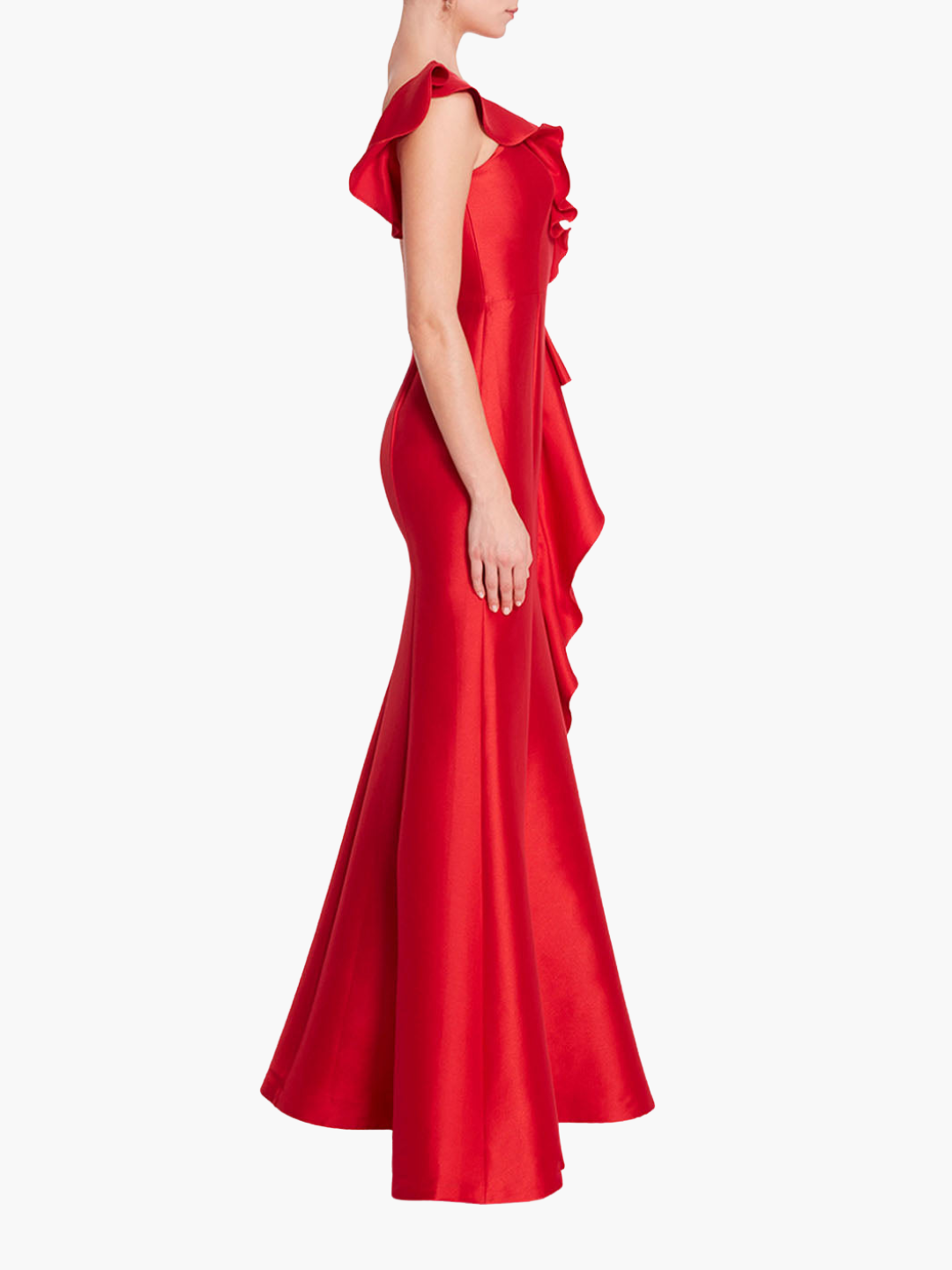 Marchesa Notte Silk Mikado Gown - Red - 10 Marchesa Notte Silk Mikado Gown - Red - 10