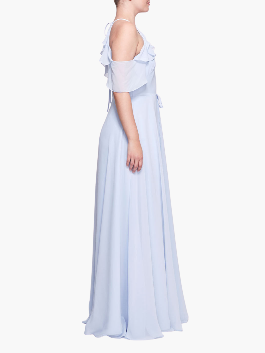 Ferrara Cold-Shoulder Gown
