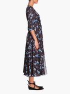 Carnation Sateen Midi Dress