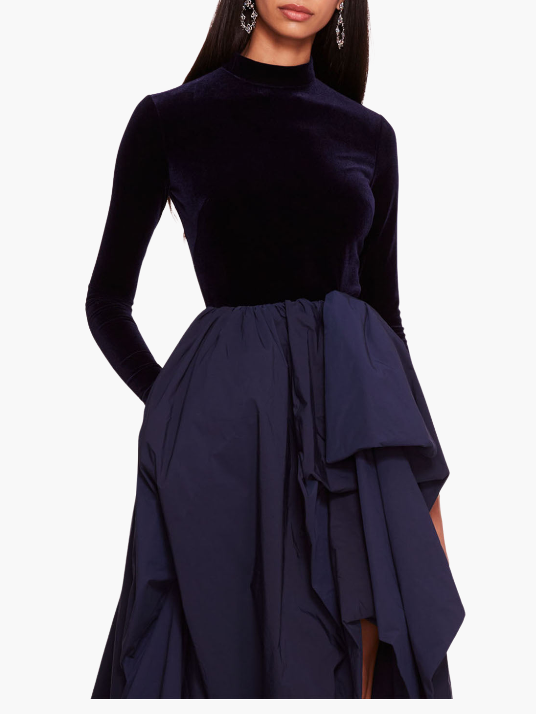 Velvet Taffeta Gown