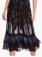 Abstract Viscose Midi Dress