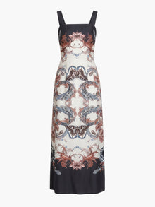 Garden of Eve Sleeveless Twill Maxi Dress