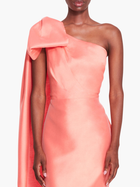 Silk Mikado Midi Dress