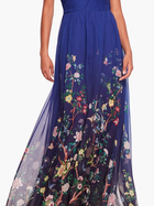 Flowering One Shoulder Gown