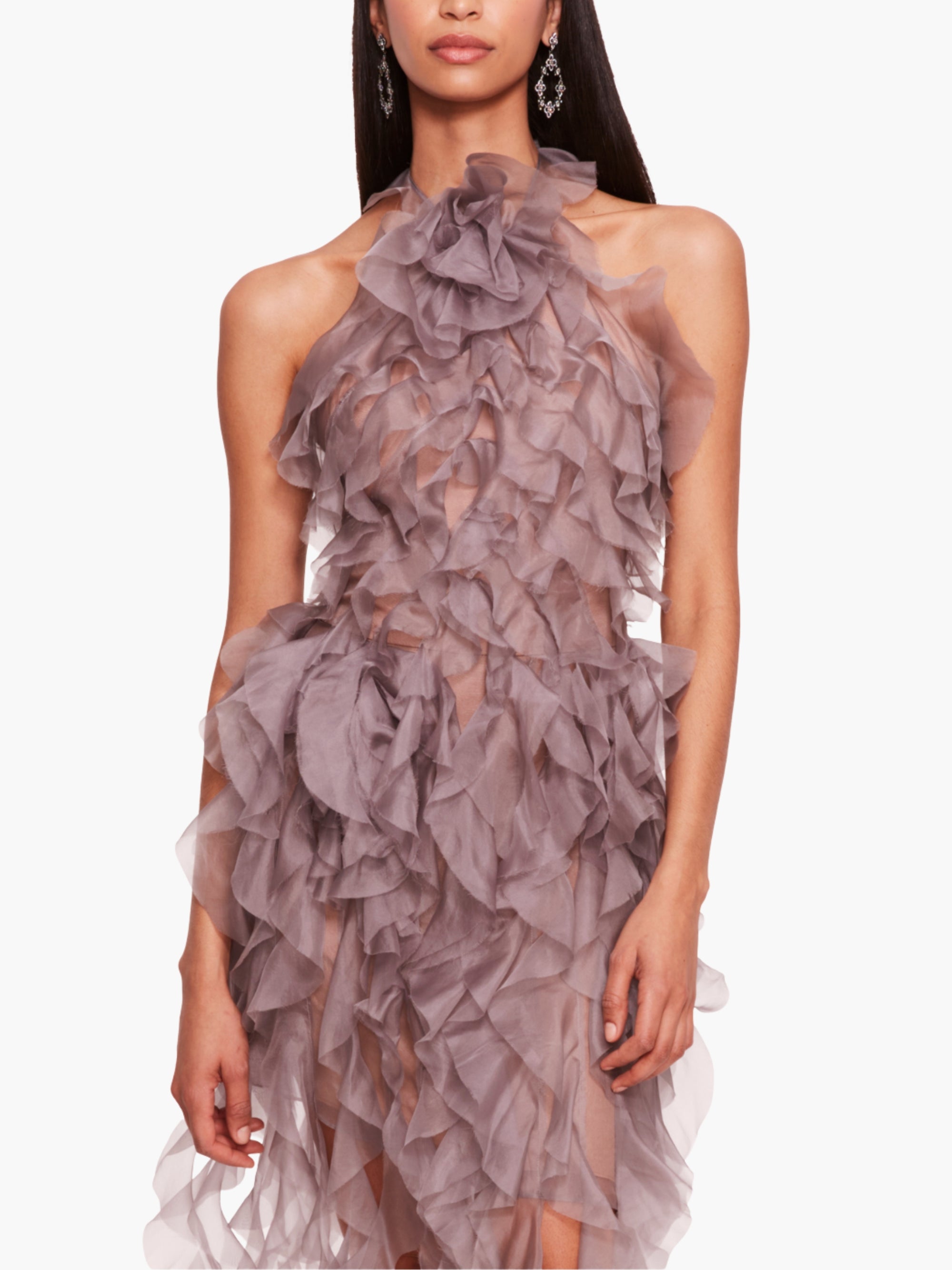 Matte Organza Mini Dress