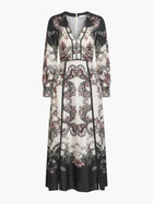 Corded Twill Midi Dress