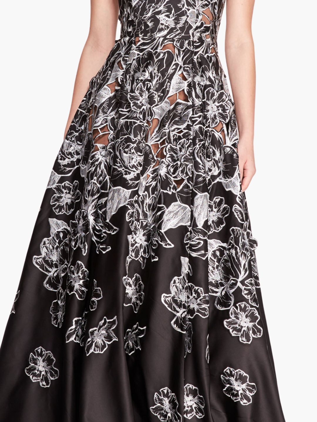 Satin One Shoulder Gown