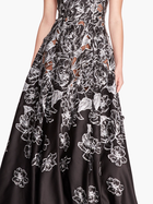 Satin One Shoulder Gown