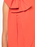 One Arm Draped Crepe Kaftan With Bow