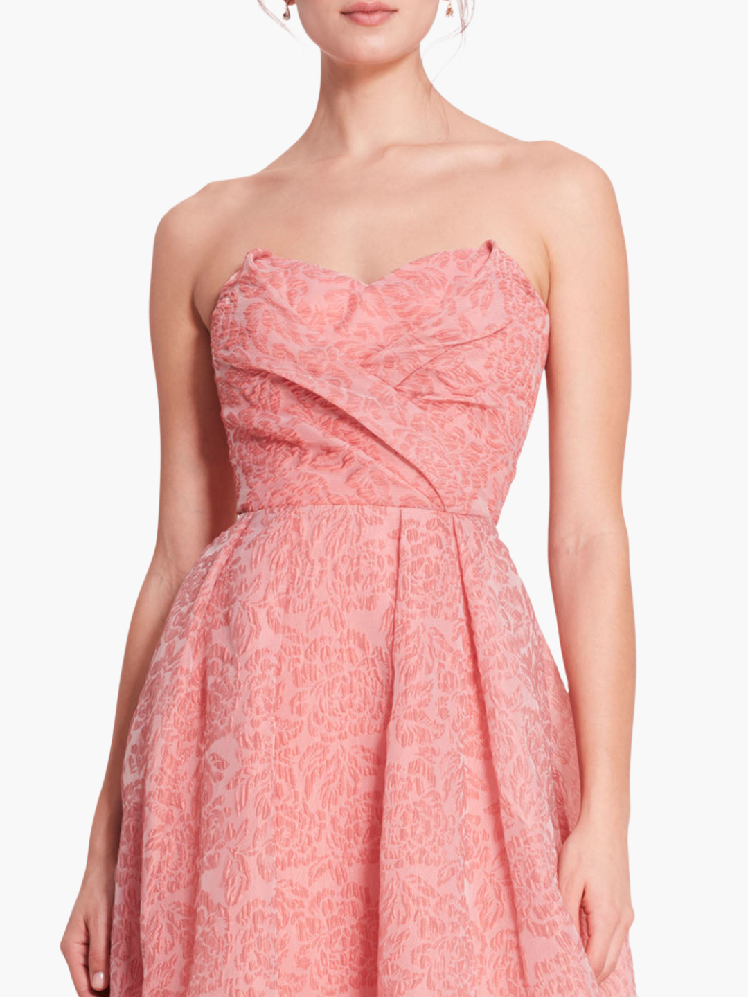 Cloque Sweetheart Dress