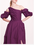 Taffeta Bubble Sleeve Gown