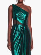 Side Cut-Out Foiled Gown
