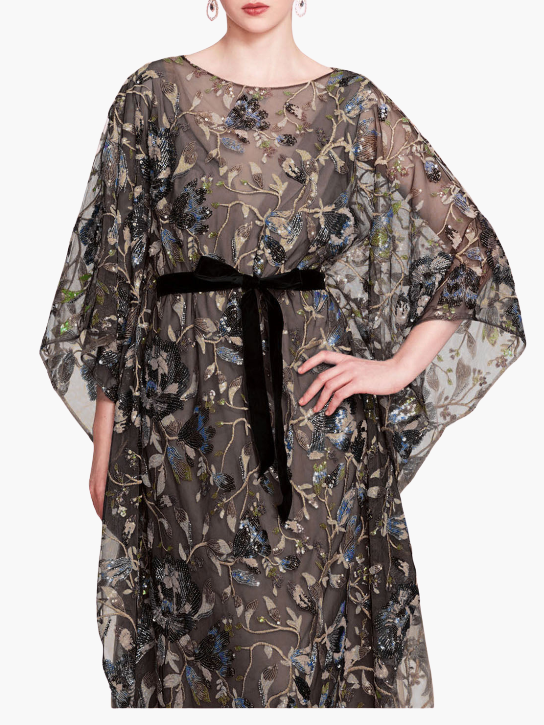 Climbing Vines Kaftan Gown