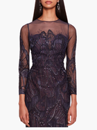 Winged Symphony Midi Dress