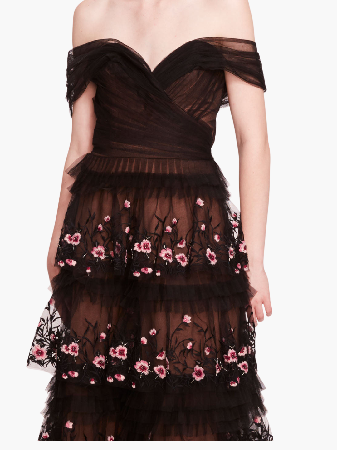 Tiered Terrarium Midi Dress