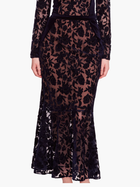 Velvet Long Sleeve Midi Dress