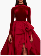 Velvet Taffeta Gown