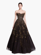 Couture Icons Crystal Flower Embroidery Gown