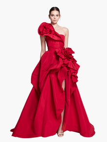 Couture Icons One Shoulder Draped Ballgown