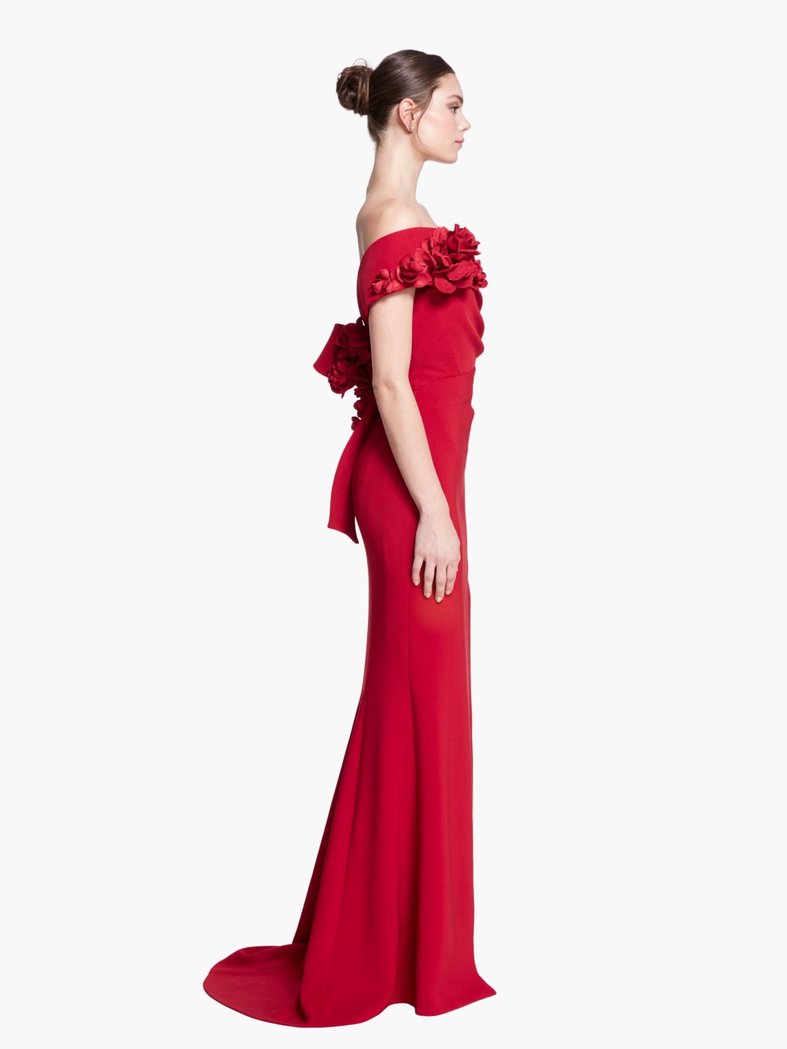 Couture One Shoulder Column Gown