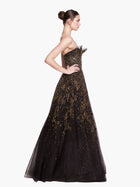 Couture Icons Crystal Flower Embroidery Gown