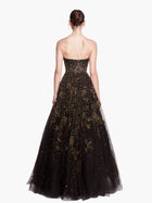 Couture Icons Crystal Flower Embroidery Gown