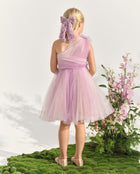 Marchesa Mini + Gymboree Ombre Rosette Tulle One Shoulder Dress