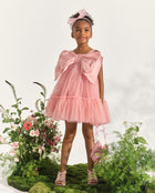 Marchesa Mini + Gymboree Oversized Bow Fit And Flare Dress