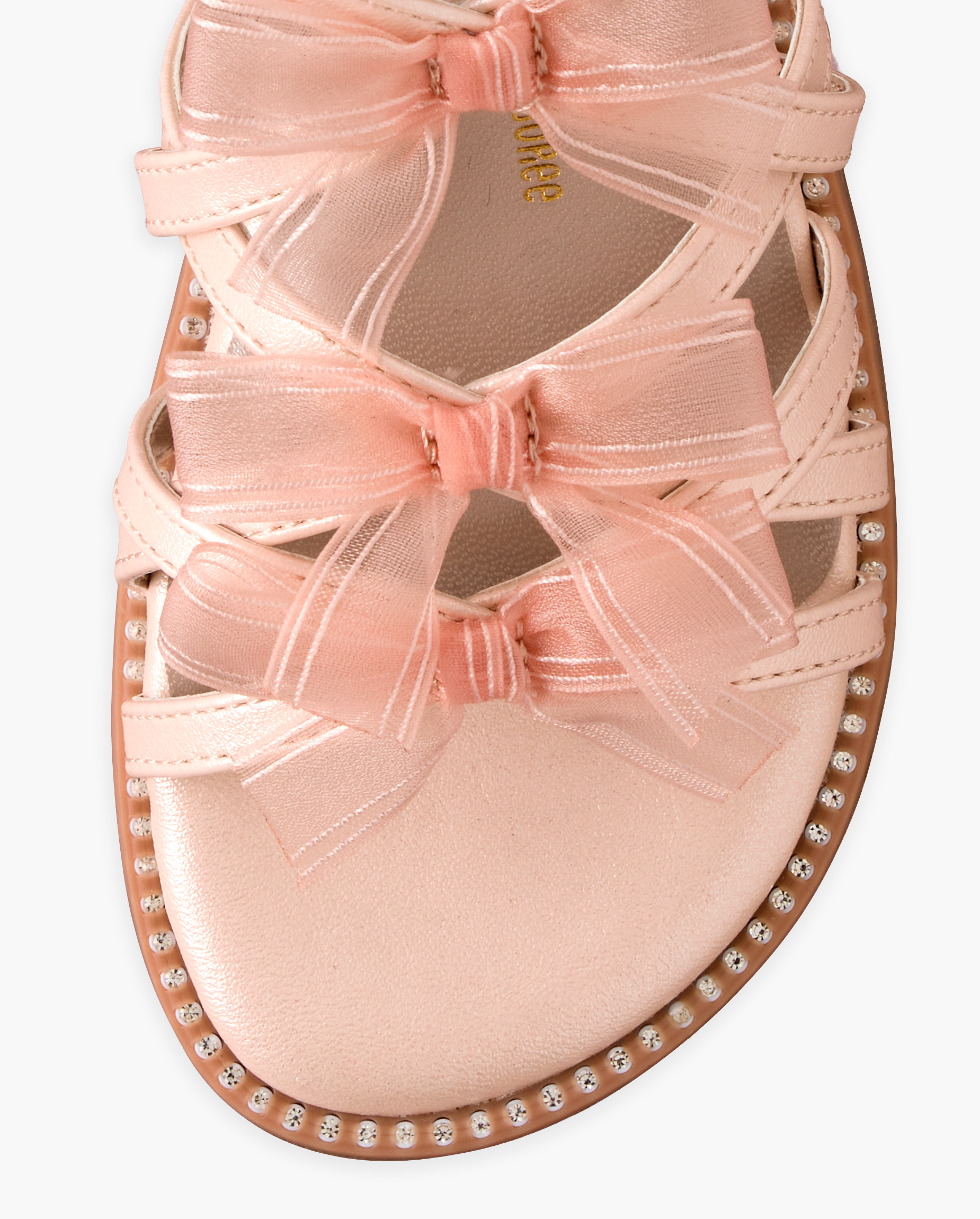 Marchesa Mini + Gymboree Rhinestone Bow Gladiator Sandals