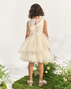 Marchesa Mini + Gymboree Rosette Cascading Tulle Fit And Flare Dress