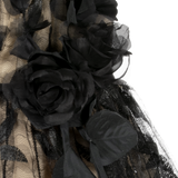 Sequin Floral Tulle Gown | Marchesa