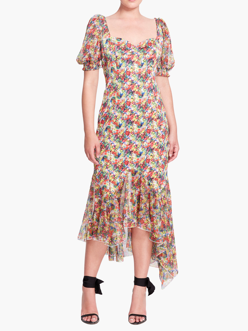 Sweetheart Neckline Hi-lo Dress