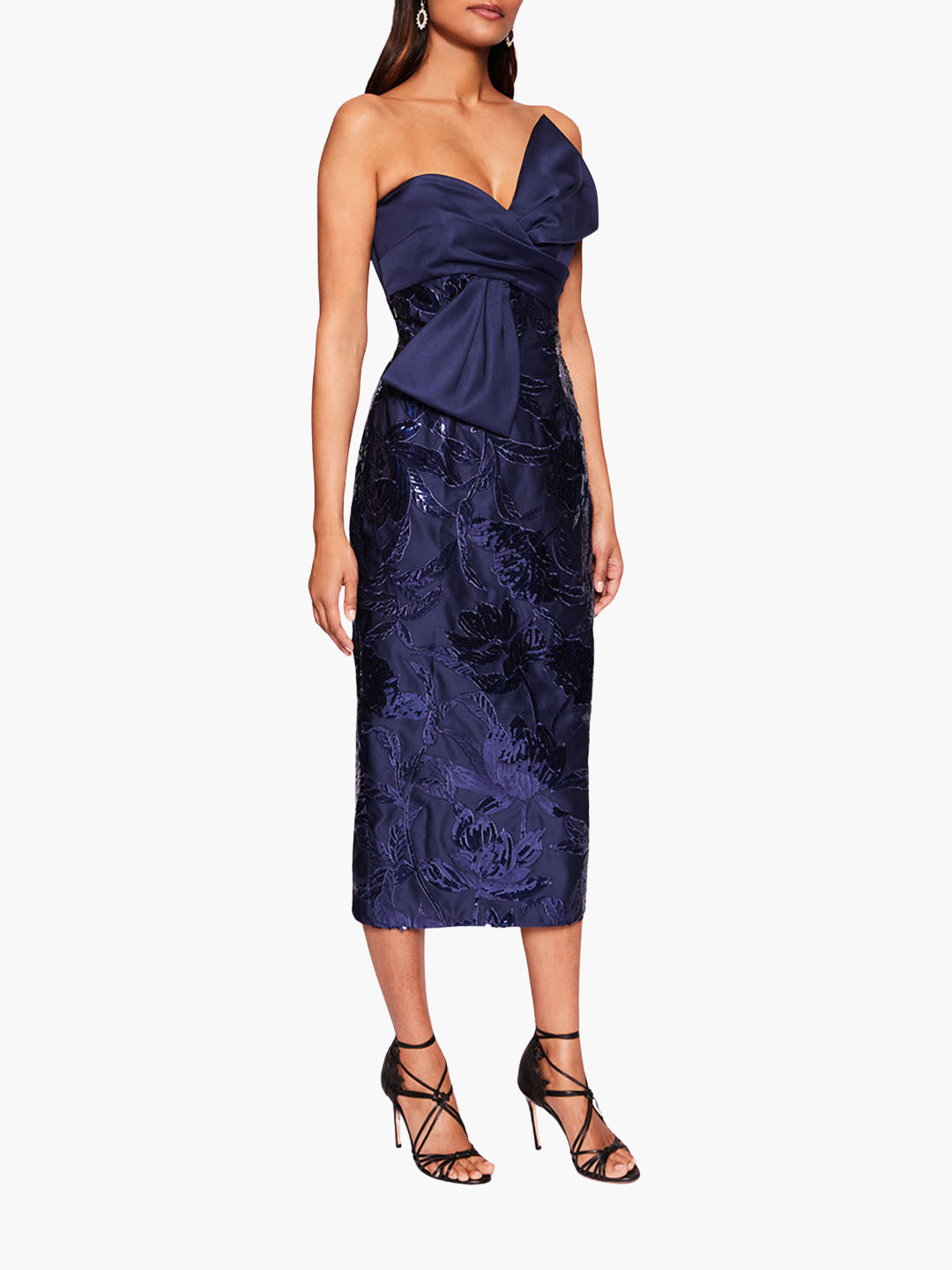 Lotus Sequin Midi Dress