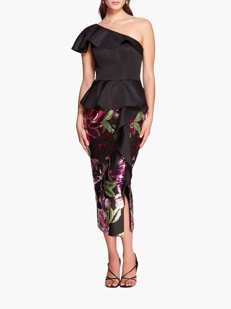 Duchess Degrade Midi Dress