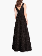 Plunging V-Neck Ball Gown