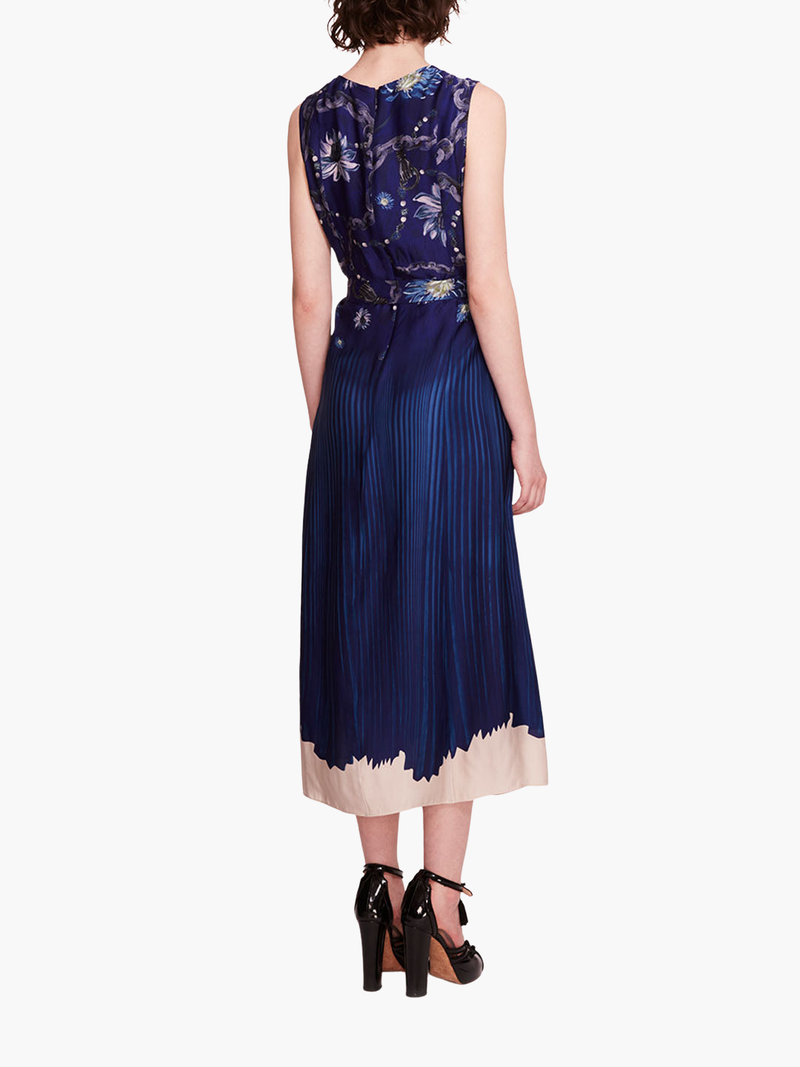 Viscose Georgette Midi Dress