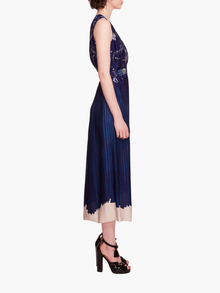 Viscose Georgette Midi Dress