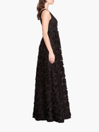 Plunging V-Neck Ball Gown