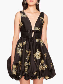 Marigold Bubble Mini Dress