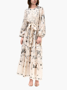 Threadwork Voile Maxi Dress