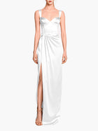 Satin Bustier Gown