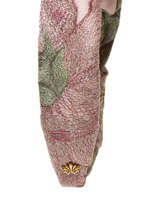 BLUSH MARCHESA COUTURE X LELE SADOUGHI ROSETTE FLORAL SATIN HEADBAND