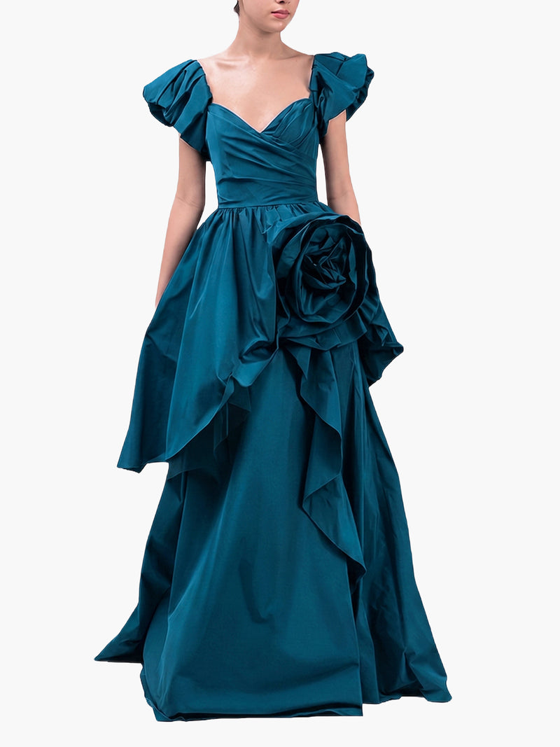 Abstract Taffeta Ballgown