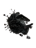 JET FEATHER PLUME MARCHESA COUTURE X LELE SADOUGHI GRETA HEADBAND