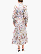 Cotton Poplin Collared Maxi Dress