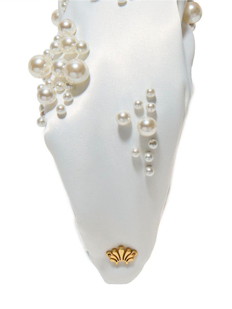 IVORY MARCHESA BRIDAL X LELE SADOUGHI PEARL GRETA HEADBAND