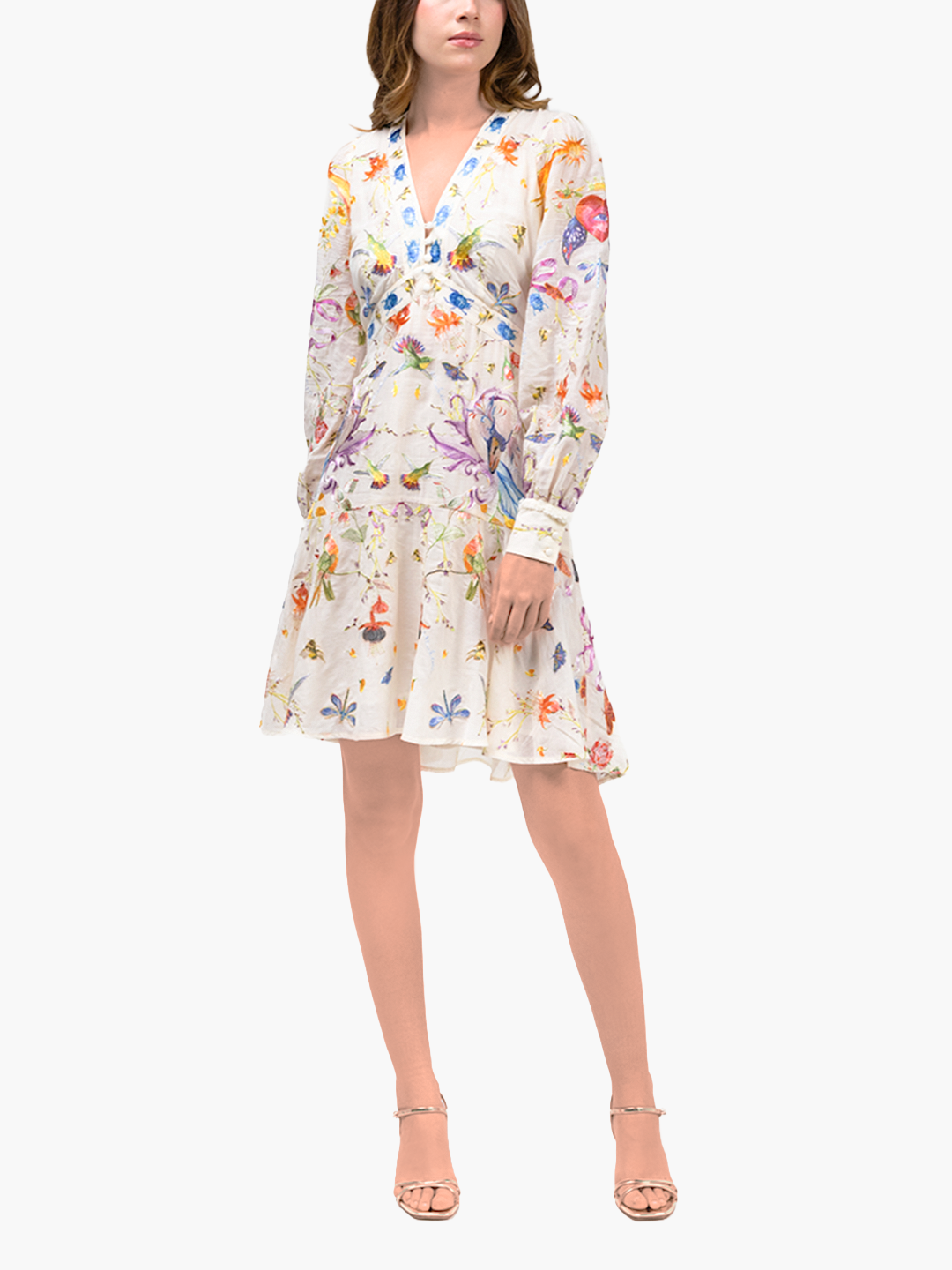 Threadwork Voile Mini Dress