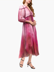 Studded Ombre Midi Dress